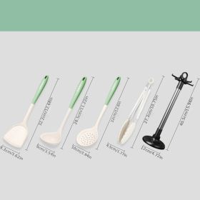 4pcs/5pcs/7pcs Food Grade Silicone Spatula Non-stick Pan Special Cooking Shovel; Kitchen Utensils Set; Household Soup Spoon Leak Spoon; Kitchen T