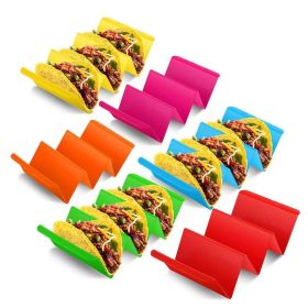 Cooking Utensils Colorful Taco Holder Stand Set