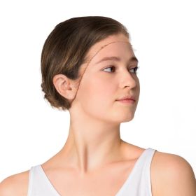 Disposable Hair Nets 28", Pack of 144 Light Brown Nylon Lightweight Hairnets for Women with Elastic Edge Band, Medical Bouffant Caps Disposable