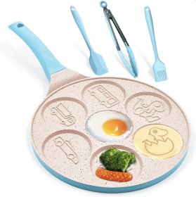 Egg Pan Omelette Pan Pancake Pan Maker Nonstick Egg Cooker Skillet for Pancakes Cookies Burgers Breakfast Pan