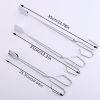 3pcs/set Stainless Steel Clip Barbecue Baking Kitchen Tool Multi-Functional Food Clip