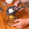 Chicken Egg Separator Tool - Stainless Steel Hand-Held Yolk Remover Tool - Eggshell Cutter Kitchen Gadget