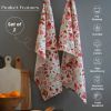 100% Cotton Kitchen Towels 2 Pack 18 x 28 inches Pomegranate Printed Dish Towels Hand Towels Boho Tea Towels Multifunctional Stylish Absorbent Quick D