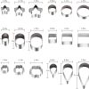 30pcs Mini Cookie Cutter Mold; Biscuit Mold; Fruit Cutting Mold; DIY Kitchen Tools