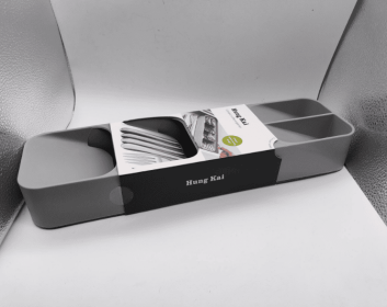 Drawer Storage Box (Option: Grey 3pcs)