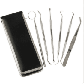 Stainless steel dentist tool set dental mirror (Option: 6pcs set)