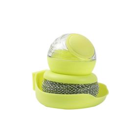 Kitchen Pot Washing Cleaning Brush for Tableware (Color: green, Type: Kitchen Supplies)
