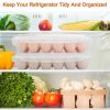 Stackable Egg Storage Box Egg Rack for Fridge