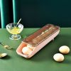 2Pcs/Set Automatic Eggs Storage Box Refrigerator Egg Dispenser