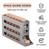 2pcs Kitchen Eggs Organizer 4-layer Slide Refrigerator Eggs Rack