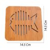 Anti-scalding Bamboo Insulation Table Mat Coaster for Home