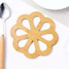 Anti-scalding Bamboo Insulation Table Mat Coaster for Home