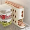 2Pcs/Set Multi-layer Household Refrigerator Side Door Rolling Egg Storage Box