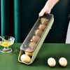 2Pcs/Set Automatic Eggs Storage Box Refrigerator Egg Dispenser