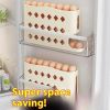 2Pcs/Set Multi-layer Household Refrigerator Side Door Rolling Egg Storage Box
