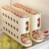 2Pcs/Set Multi-layer Household Refrigerator Side Door Rolling Egg Storage Box